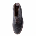 Crockett & Jones skye2 navysuede blauw