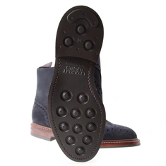 Crockett & Jones skye2 navysuede blauw