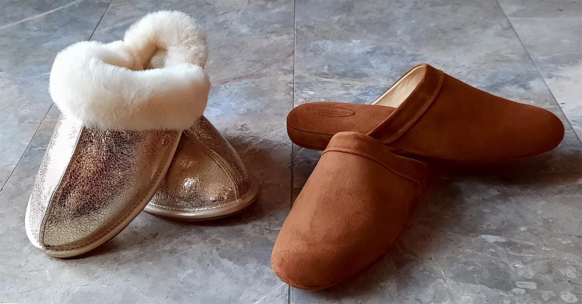 Dames- en herenpantoffels, UGG scuffette en muilen