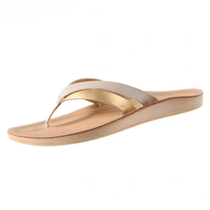 Olukai kaekae tapa/gold