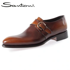 Santoni 17346 cognac