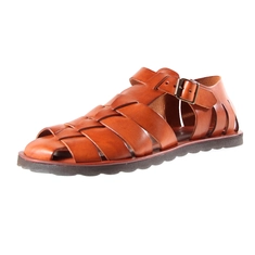 THE SANDALS FACTORY m7473 cognac cuio