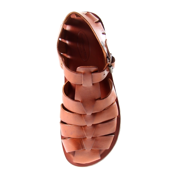 THE SANDALS FACTORY m7473 cognac cuio