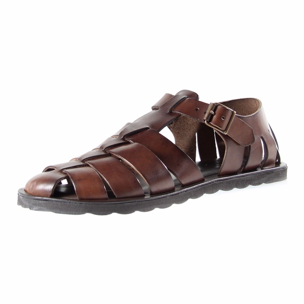 THE SANDALS FACTORY m7473 tdm d.brown