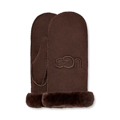 UGG embr mitten burnt cedar