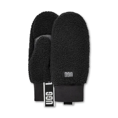 UGG logo tag mitten black